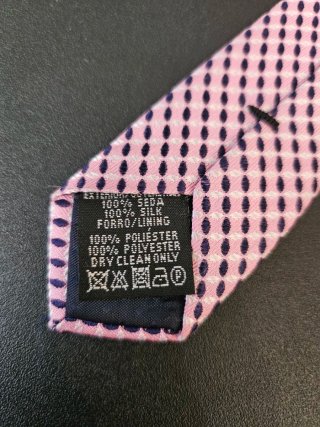 Corbata Dustin 100% Seda Rosa y Morado