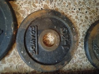 Pesas y mancuernas ejercicio