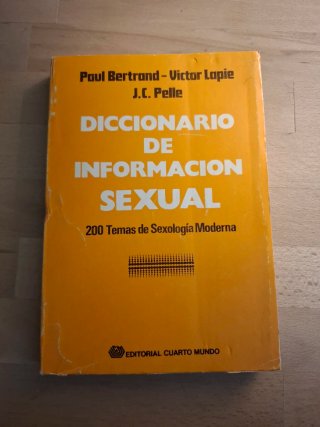 Diccionarios de información sexual libro