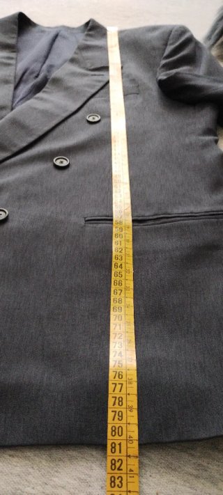 Traje cruzado vintage gris Talla 56/52