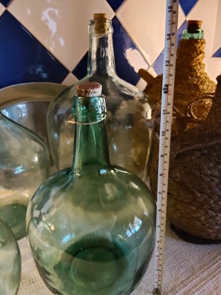 Bottiglie di vetro vintage in vari formati