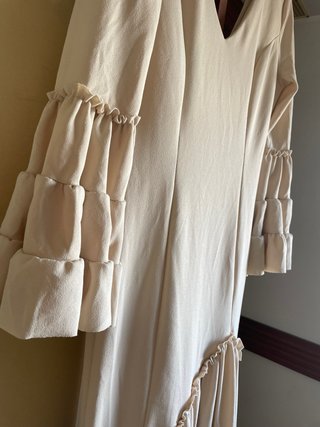 Vestidos de Flamenca rojo y beige
