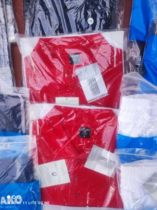 Camisetas Jako nuevas (rojo, amarillo)