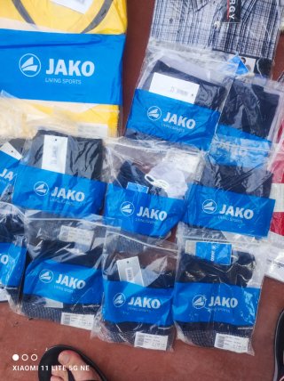 Camisetas Jako nuevas (rojo, amarillo)