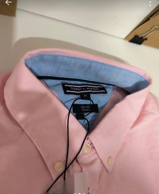 Camisa Tommy Hilfiger Talla M Rosa