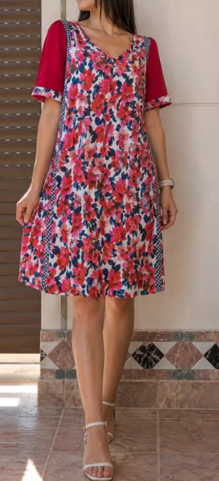 Vestido Batopeto floral M/36