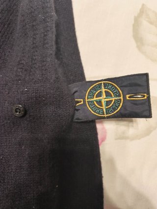 Jersey Stone Island Negro Vintage