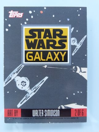 Trading Card Star Wars Galaxy 1993 -Han Solo Foil