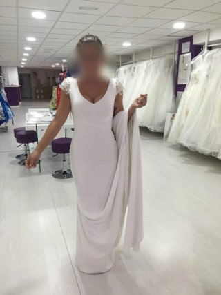 Vestido de Novia Blanco. Modelo St Patrick.