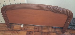 Cama de madera 105 cm