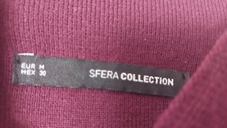 Conjunto burdeos (jersey M + pantalón L)