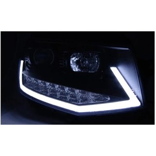 Faros Volkswagen T6 LED Fondo Negro