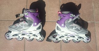 Patines Talla 35-38 + Protecciones y Casco