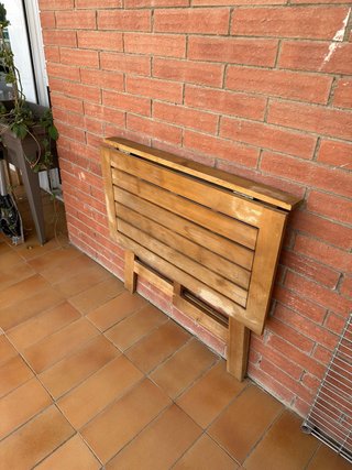 Mesa plegable balcón madera Casa Shop
