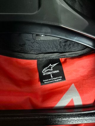 Chaqueta Alpinestars T-Gp R V3 Drystar Negra Rojo