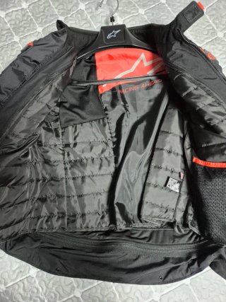 Chaqueta Alpinestars T-Gp R V3 Drystar Negra Rojo