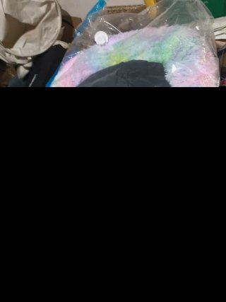 Cama grande para perros multicolor