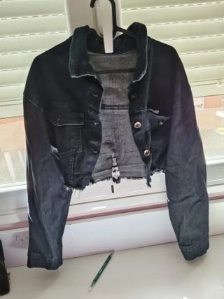 Chaqueta vaquera negra