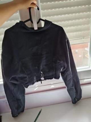Chaqueta vaquera negra