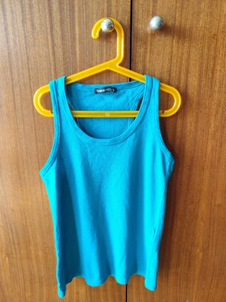 Camiseta tirantes Shana azul talla L