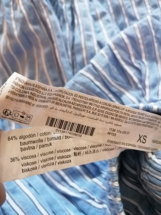 Pantalones bombachos rayas azules