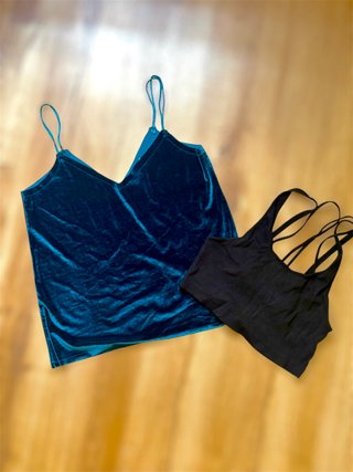 Pack de dos tops de tirantes ideal fiesta - L