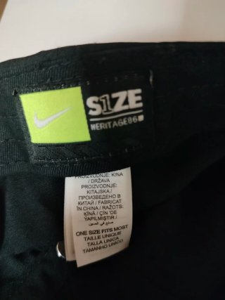 Gorra Nike Heritage86 Talla Única Negra