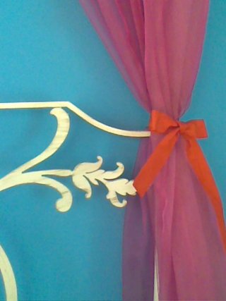 Set di tessili letto matrimoniale baldacchino