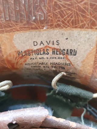Casco Davis Antiguo Americano