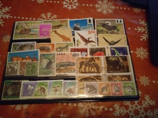Sellos Animales y Peces -Varios países S.XX