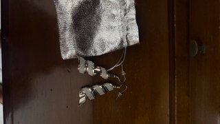 Orecchini lunghi a spirale