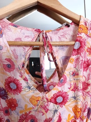 Vestido estampado Fórmula Joven Talla S