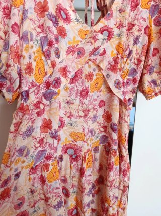 Vestido estampado Fórmula Joven Talla S