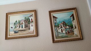 Cuadro pintado a mano Medidas 89*60 Medidas 69*80