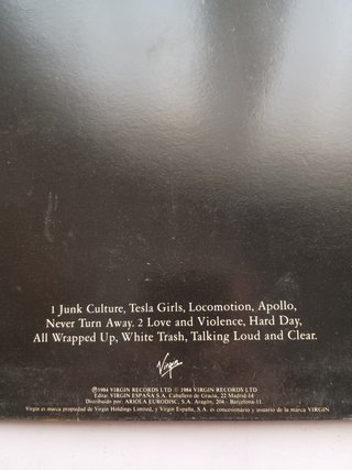 Junk Culture OMD LP 1984 Indie