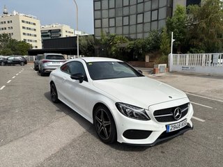 Mercedes C220d Coupé AMG Night 9G 2018 Blanco