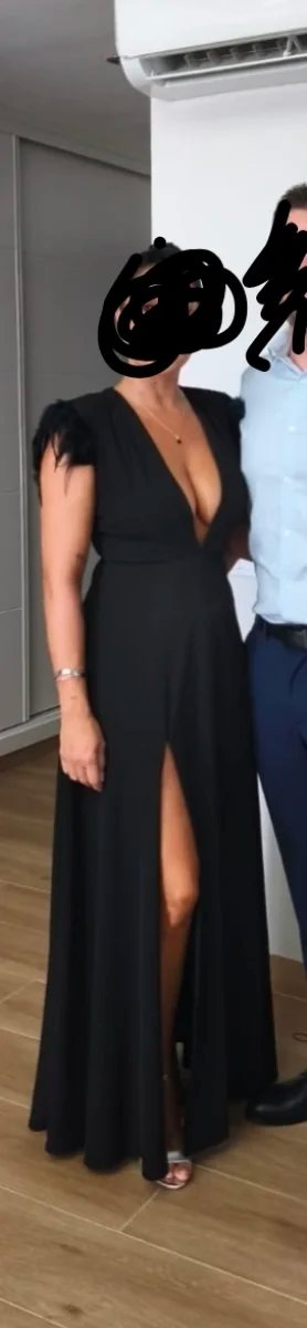 Vestido de fiesta negro invitada boda