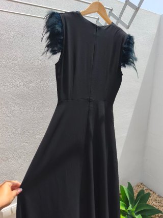 Vestido de fiesta negro invitada boda