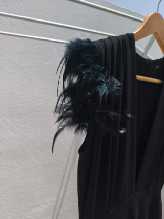 Vestido de fiesta negro invitada boda