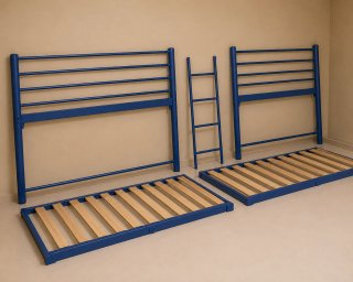 Litera Ikea 2 camas azul