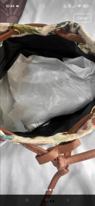 Bolso Cubo Vintage Flores
