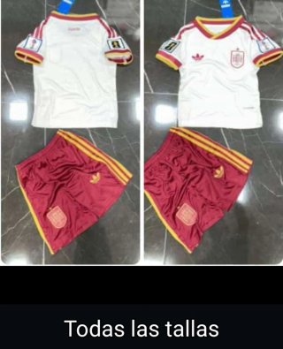 Conjunto España Blanco y Rojo
