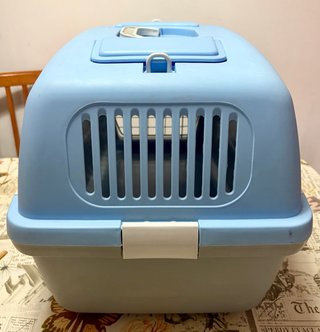 Transportín Perro Azul y Gris (60 cm) Buen estado