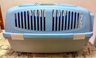 Transportín Perro Azul y Gris (60 cm) Buen estado