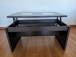 Mesa de centro elevable