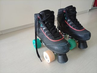 Patines Oxelo Talla 33 Negros