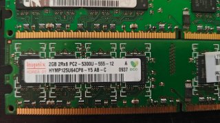 Lote Memoria RAM Variada Kingston Hynix Nanya