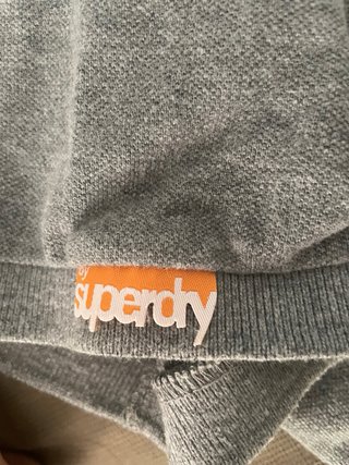 Camiseta Superdry Talla L Gris