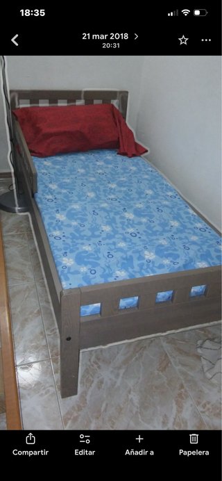Estuctura Cama infantil de madera