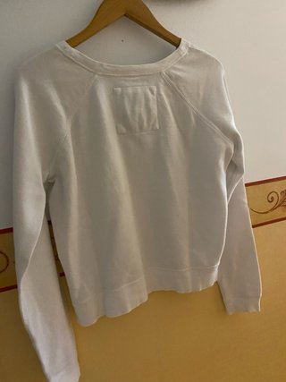 Sudadera Abercrombie & Fitch Blanca Talla M